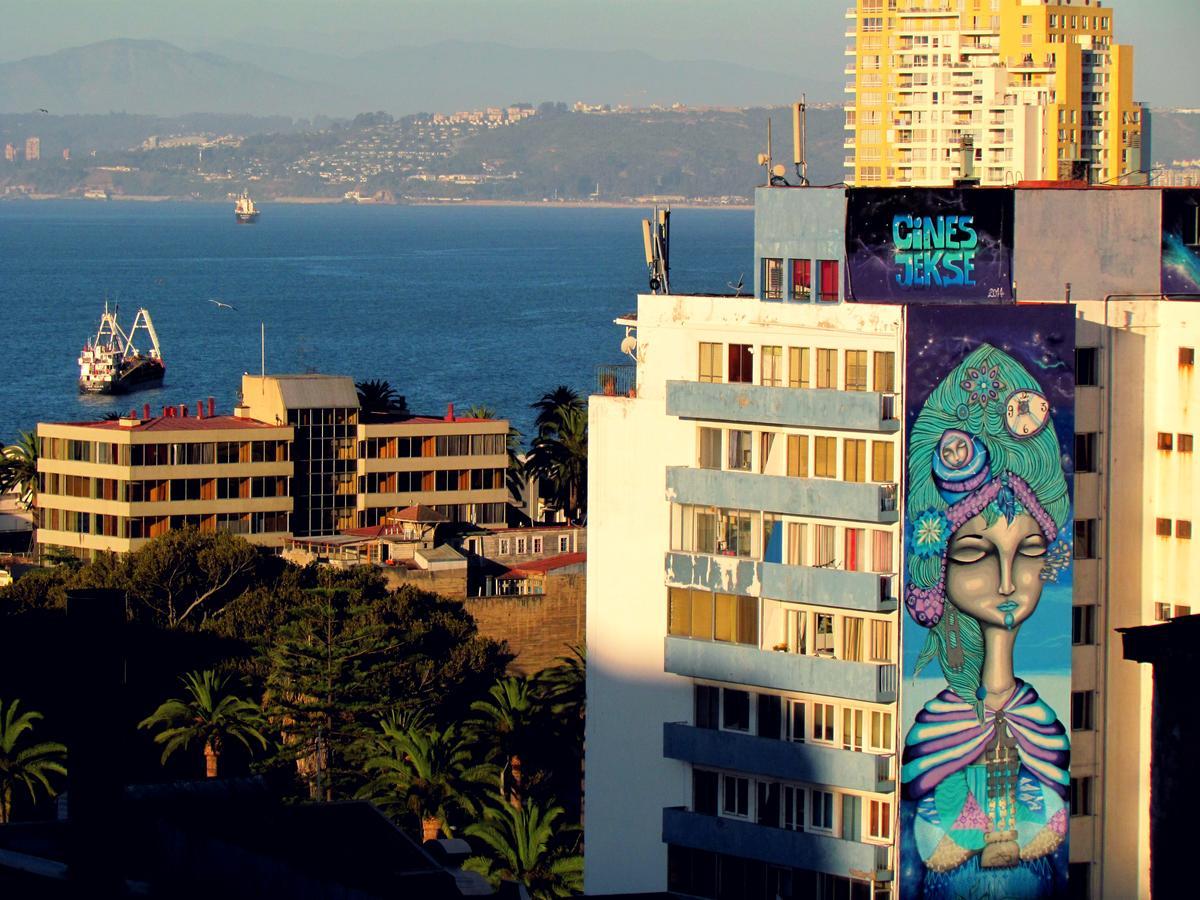 La Casa Azul Hostel Valparaíso Exterior foto