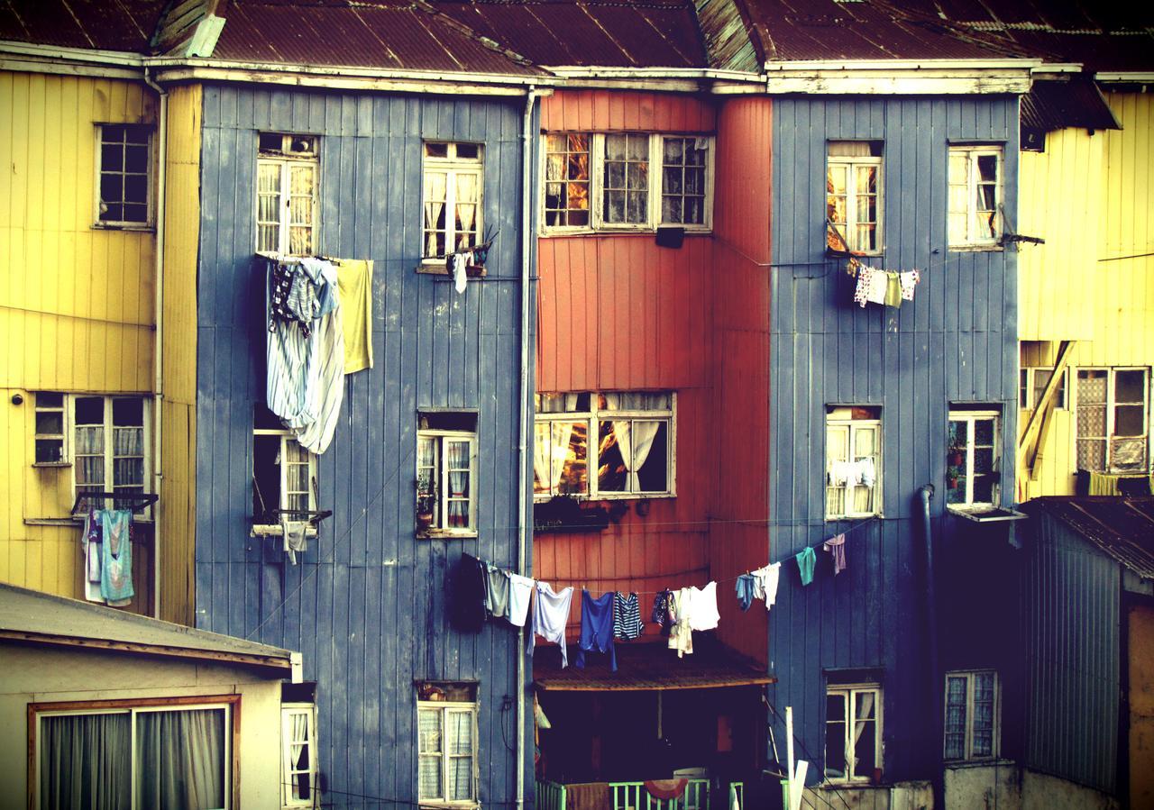 La Casa Azul Hostel Valparaíso Exterior foto